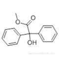 Benzeneacetic acid, a-hydroxy-a-phenyl-, methyl ester CAS 76-89-1